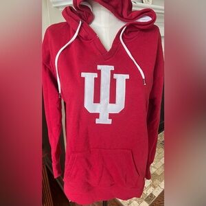 Indiana University 🆕 size large embroidered hoodie